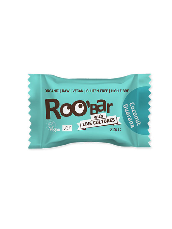 Energy Ball mit probiotischer Kokosnuss & Guarana – Biologisch 22g Roobar