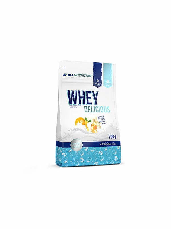 Protein Whey Delicious 700g weiße Schokolade & Orange – All Nutrition