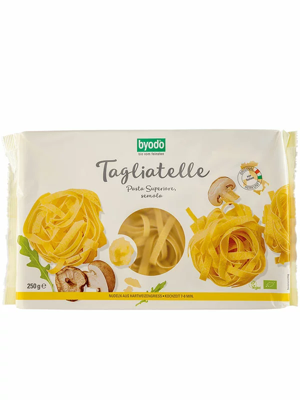 Byodo Hartweizen Tagliatelle – Biologisch in einer 250g Packung