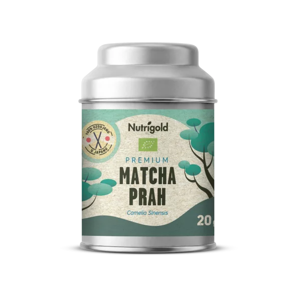 Nutrigold Matcha Pulver Premium Ceremonial - Biologisch in einer 20 Gramm Packung