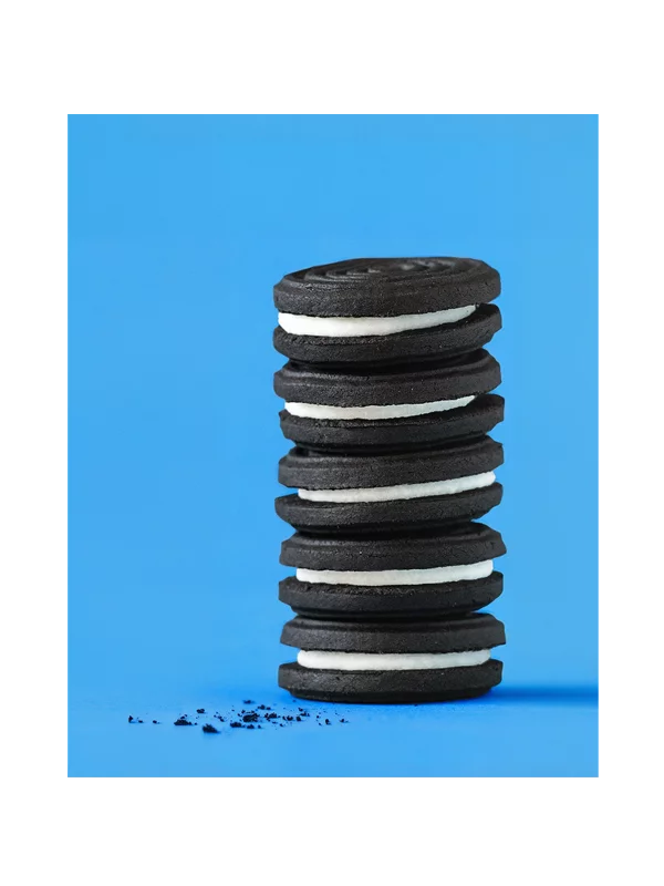 Nutrigold Sandwichkekse Dunkel Vanille – Glutenfrei in einer 125 Gramm Packung