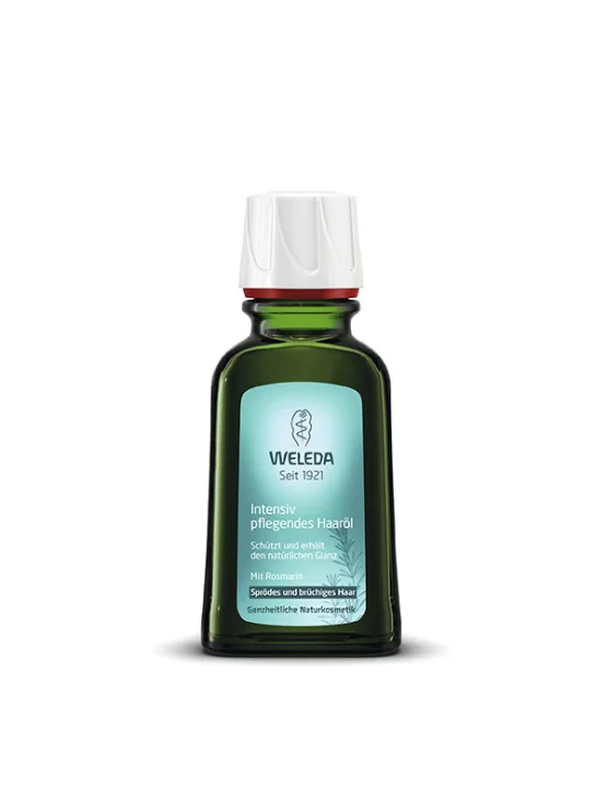 Weleda Öl für trockenes und sprödes Haar mit Rosmarin in einer 50ml Packung