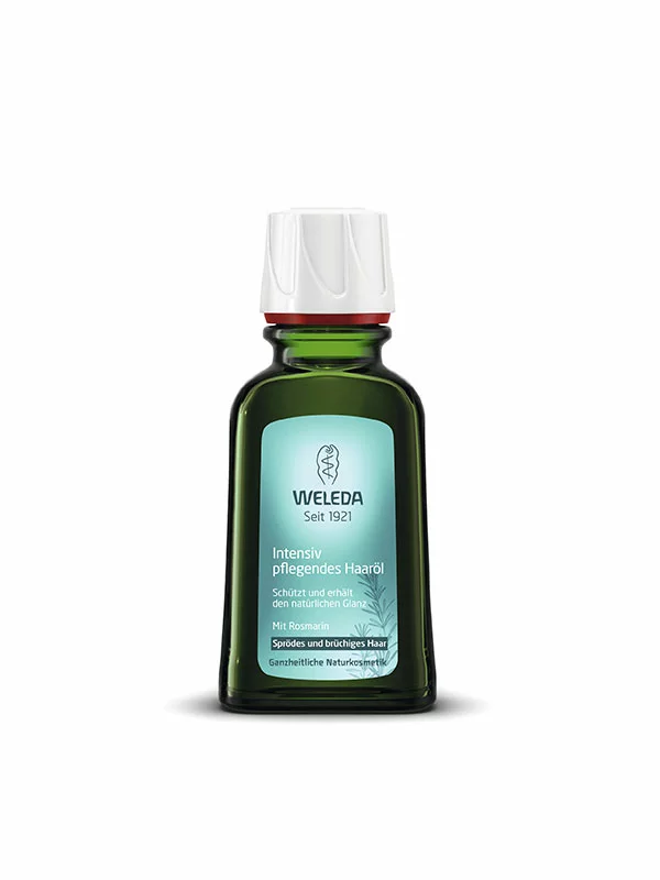 Weleda Öl für trockenes und sprödes Haar mit Rosmarin in einer 50ml Packung