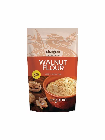 Dragon Superfoods Walnussmehl – ​​Biologisch in einer 200g Packung