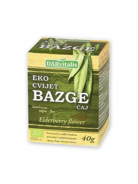 DARvitalis Holunderblütentee - Biologisch in einer 40g Packung