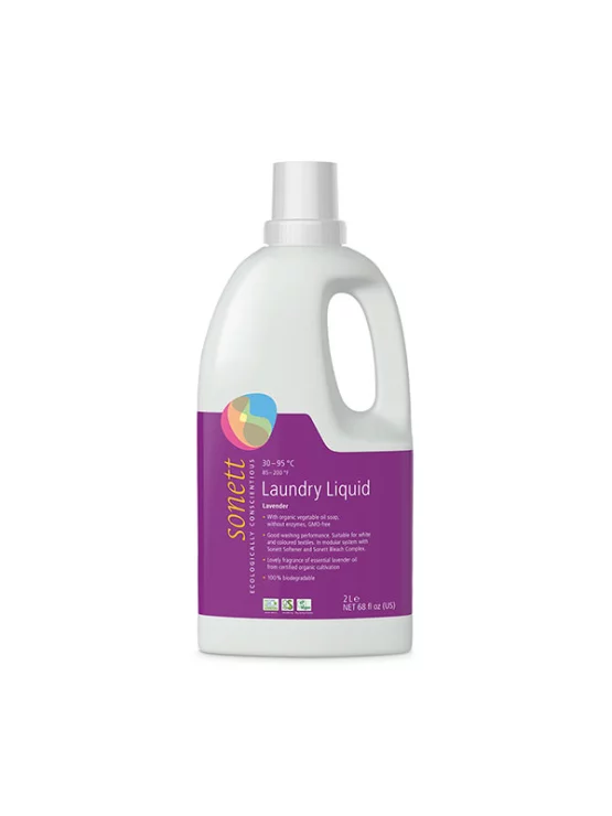 Sonett Flüssigwaschmittel - Lavendel in der 2l Verpackung