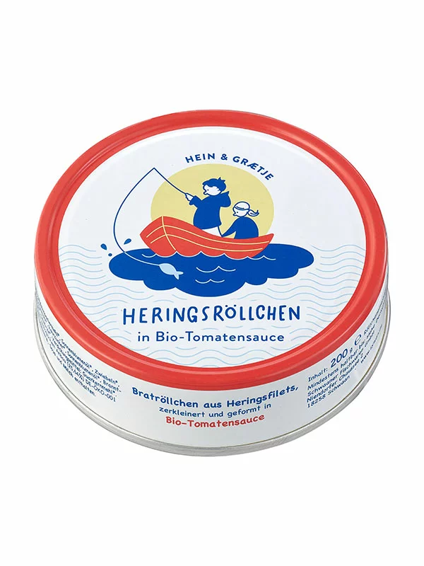 Hein & Graetje Heringsröllchen in Tomatensoße in einer Packung von 200g