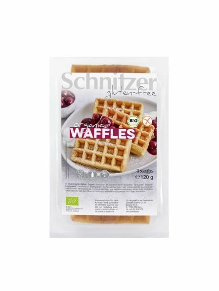 Schnitzer Glutenfreie Waffeln – Biologisch in einer 120g Packung