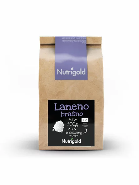 Nutrigold Leinmehl - Biologisch in einer 500 Gramm Packung