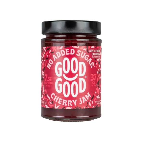 Kirschmarmelade mit Stevia 330g Good Good
