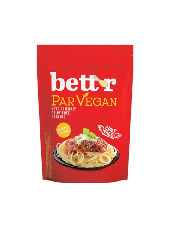 Bett'r Veganer geriebener Käse – Bio in einer 150g Packung