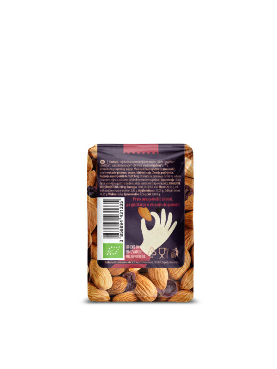 Nutrigold NutriGo - Mandeln & Rosinen - Biologisch in einer 100 Gramm Packung