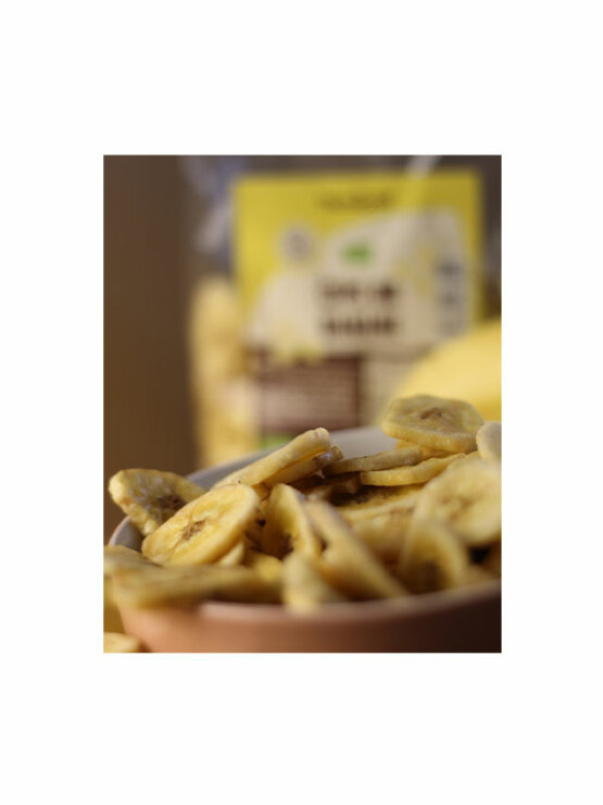 Nutrigold NutriGo Bananenchips Biologisch in einer 75 Gramm Packung