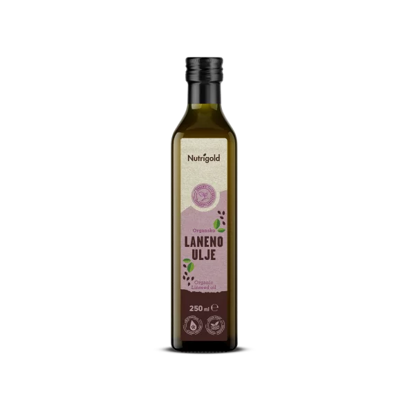 Nutrigold Leinsamenöl biologisch kaltgepresst in einer 250 ml Packung