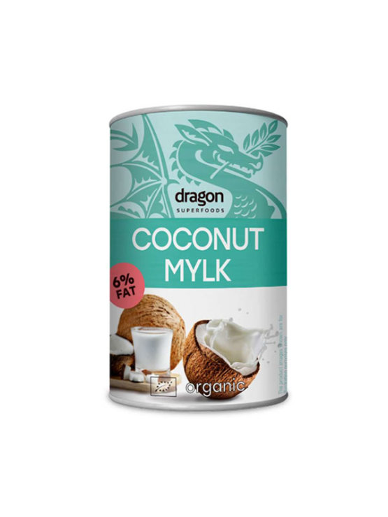 Kokosmilch 6% Fett – Biologisch 400ml Dragon Superfoods