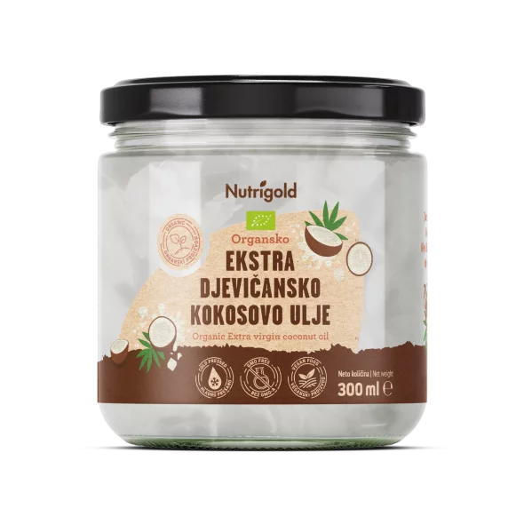 Nutrigold Extra natives Kokosöl - Biologisch in einer 300ml Packung