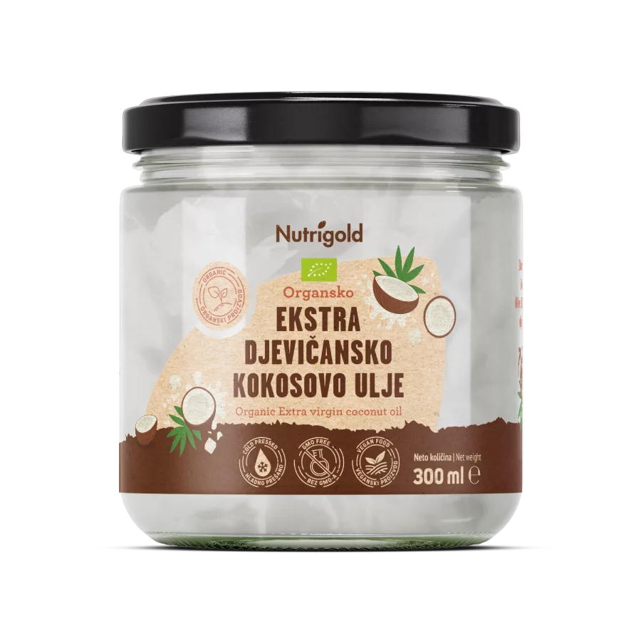 Nutrigold Extra natives Kokosöl - Biologisch in einer 300ml Packung