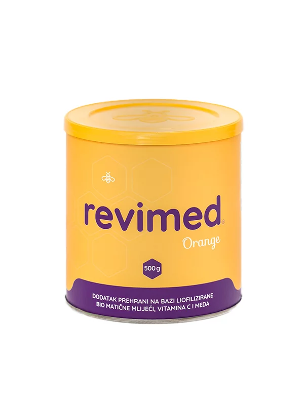 Revimed – gefriergetrocknetes Bio-Gelée Royale Orange in 500 g-Verpackung