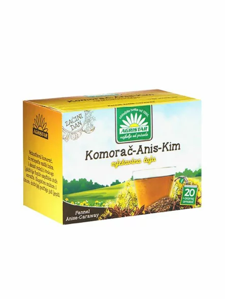 Agristar Teemischung Fenchel-Anis-Kümmel in einer 40g Packung