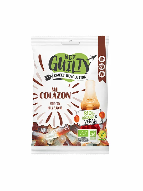 Not Guilty Vegane Gummibärchen Cola – Biologisch in einer 100g Packung