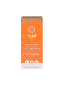Pflanzliche Haarfarbe Mittelblond - 100g Khadi