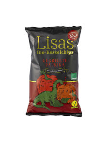 Chips Geröstete Paprika - Biologisch 125g Lisas