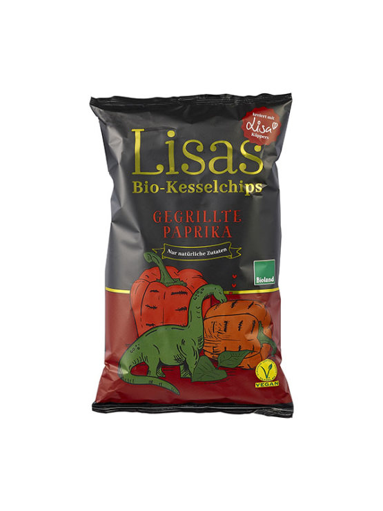 Chips Geröstete Paprika - Biologisch 125g Lisas