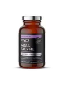 Levovital Taurin 60 Kapseln in dunkler Glasverpackung