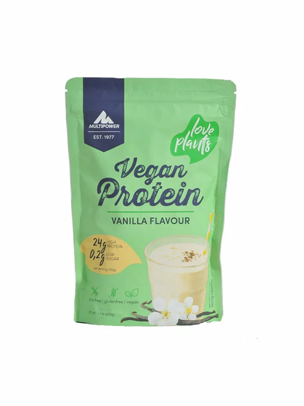 Multipower Veganes Protein Vanille in einer 450g Packung
