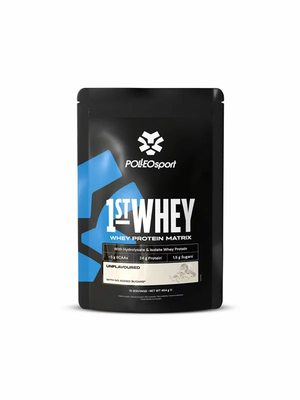 Polleo Sport Whey Protein ohne Geschmack in einer 454g Packung