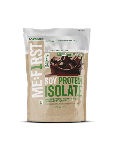 Me:First Sojaproteinisolat Schokoladengeschmack in einer 454g Packung