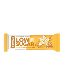Low sugar Riegel – Vanille und Schokolade 40g Bombus