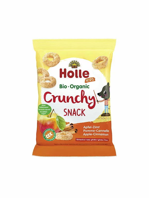 Knuspriger Snack Apfel & Zimt - Biologisch 25g Holle