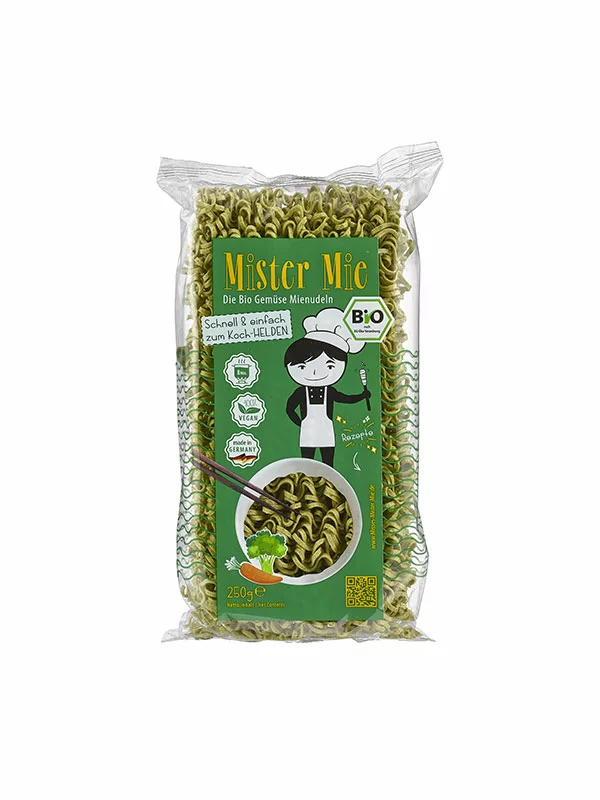 Misses & Mister Mie Gemüsenudeln Noodles– Biologisch in einer 250g Verpackung