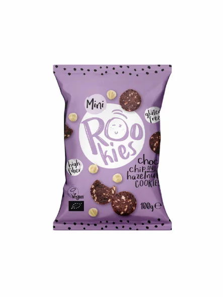Bett’r Mini-Kekse Schokolade & Haselnuss ohne Zuckerzusatz – Bio in einer 100g Packung