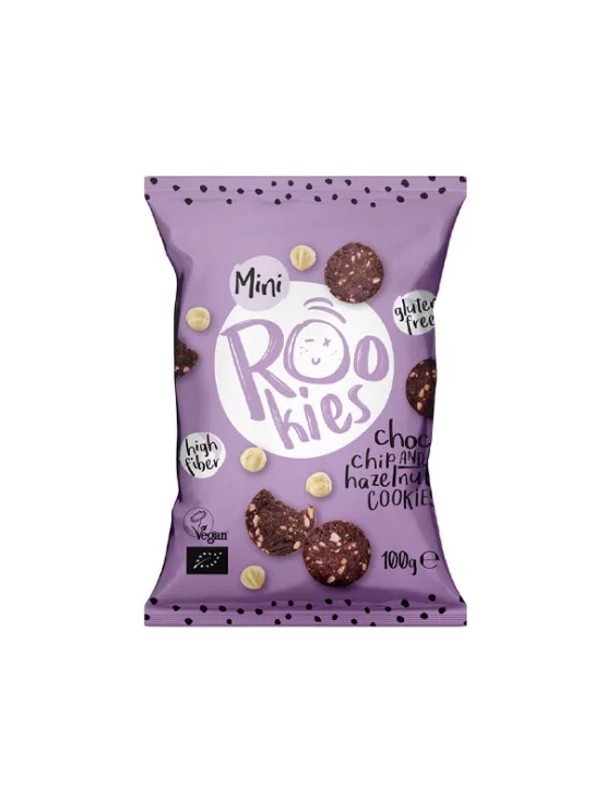 Bett’r Mini-Kekse Schokolade & Haselnuss ohne Zuckerzusatz – Bio in einer 100g Packung