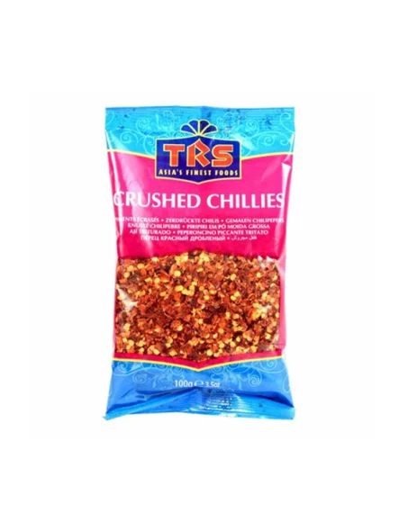 TRS Chili zerkleinerte Flocken extra scharf in einer 100g Packung