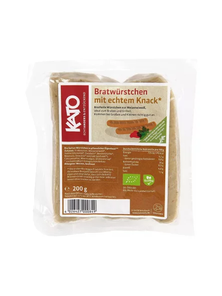 Kato Vegane Würste – Biologisch in einer 200g Packung