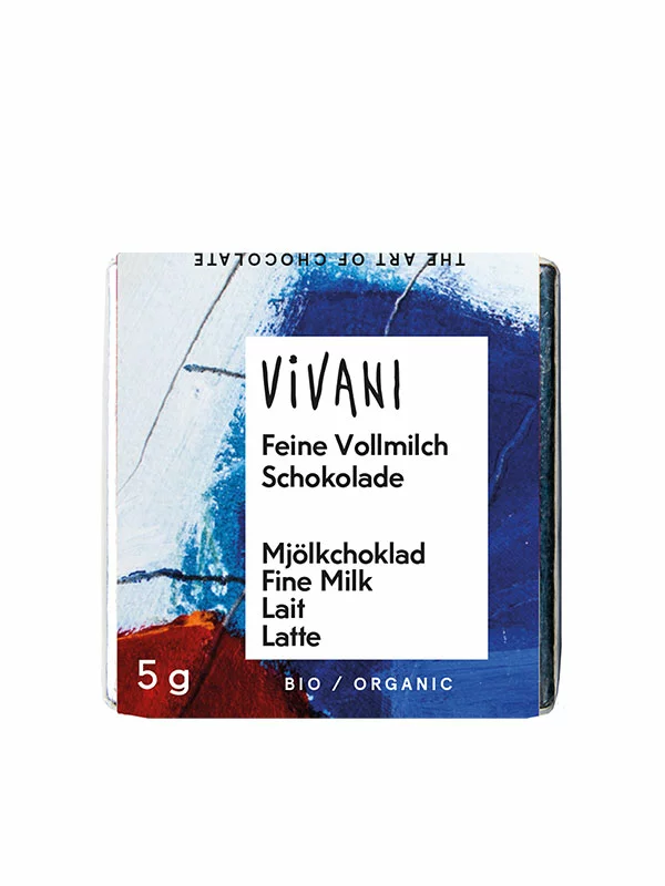 Mini-Milchschokolade – Biologisch 5g Vivani