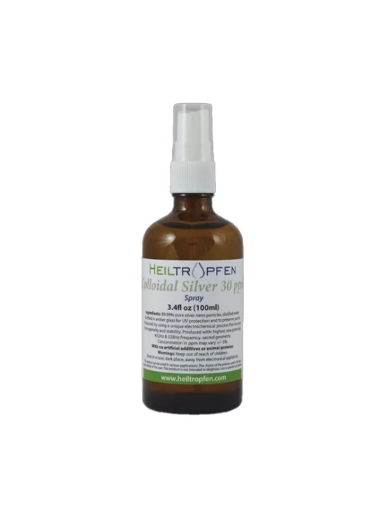 Heiltropfen Kolloidales Silber 30ppm in der Spraydose 100ml