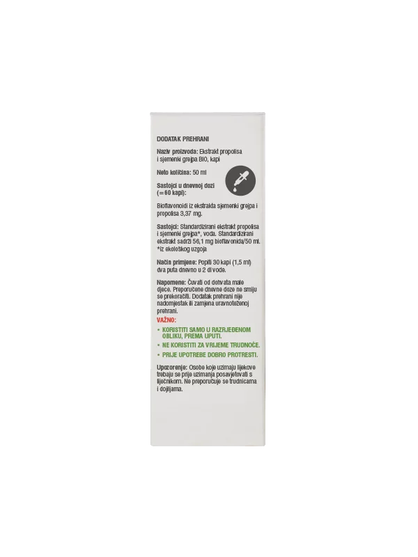Grapefruitkernextrakt mit Propolis Biologisch - 50ml Green lab
