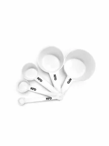 KFD Nutrition Set mit 5 Kunststoff-Messbechern (1; 5; 15; 50; 100 ml)