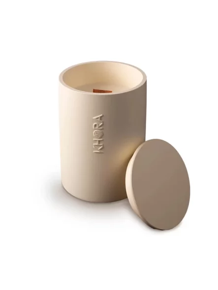 Khora Duftkerze aus 100% Sojawachs Vanille & Tabak