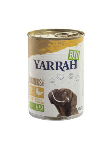 Alleinfuttermittel für ausgewachsene Hunde, Brennnessel-, Tomaten- und Getreidestücke – Biologisch 405g Yarrah
