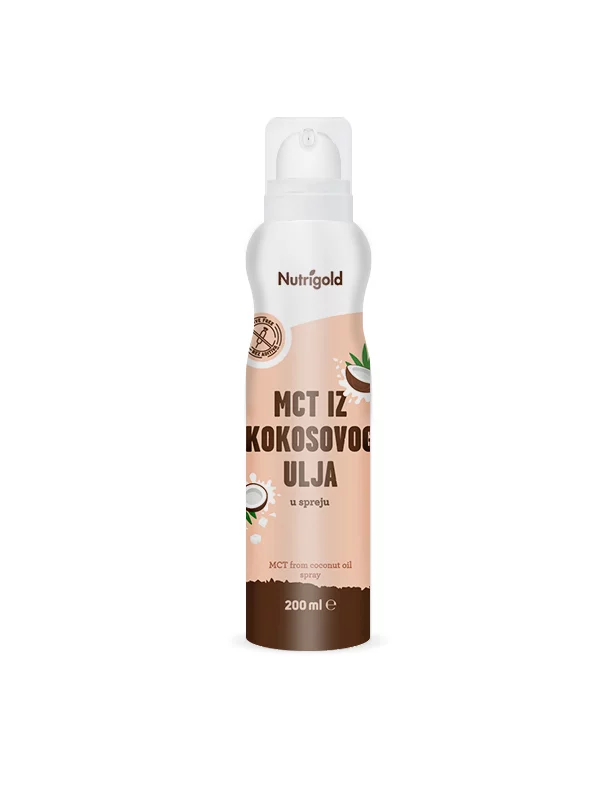 Nutrigold MCT-Kokosöl zum Kochen im 200ml Spray