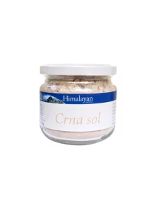 Himalayan Schwarzes Salzpulver im 330g Glas