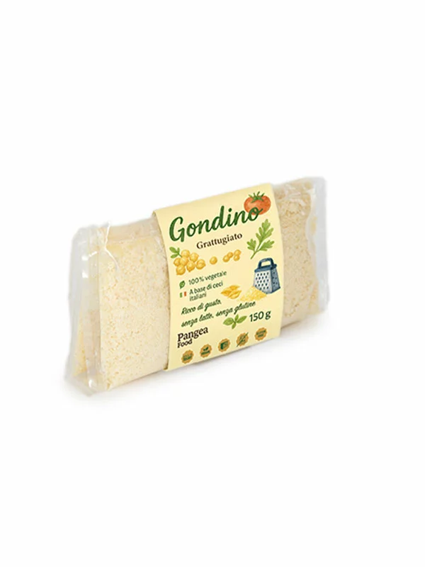 Pangea Food Geriebener veganer Käse Gondino in einer 150g Packung