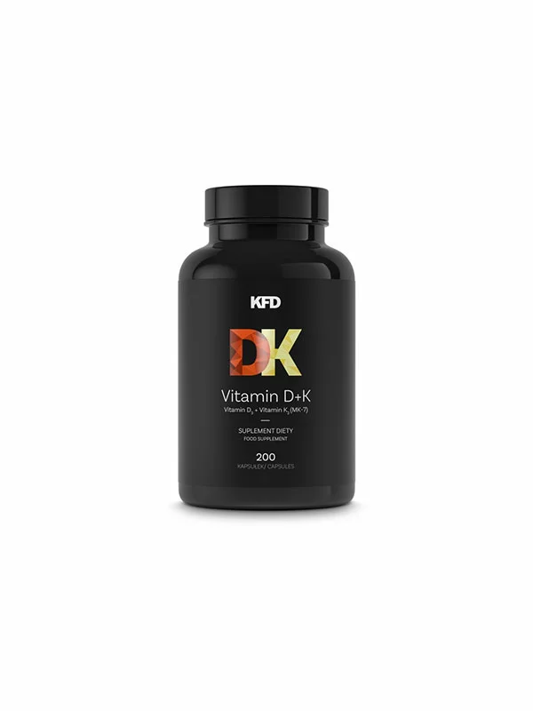 KFD Nutrition Vitamin D + K mit 200 Tabletten in der Packung