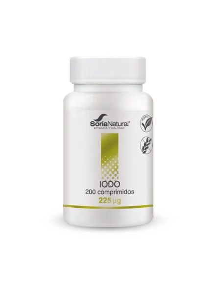 Jodtabletten 250mg – 200 Stück Soria Natural