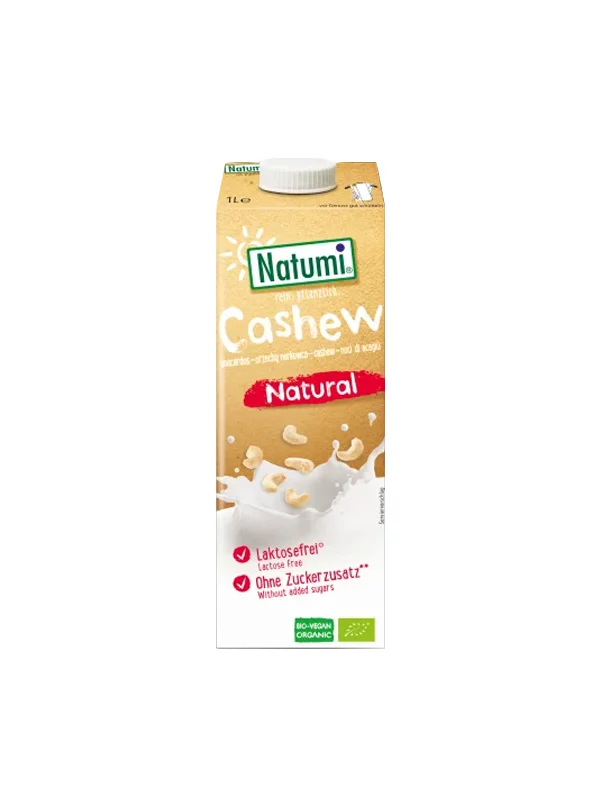 Natumi Cashew-Drink – Biologisch in einer 1000ml Packung